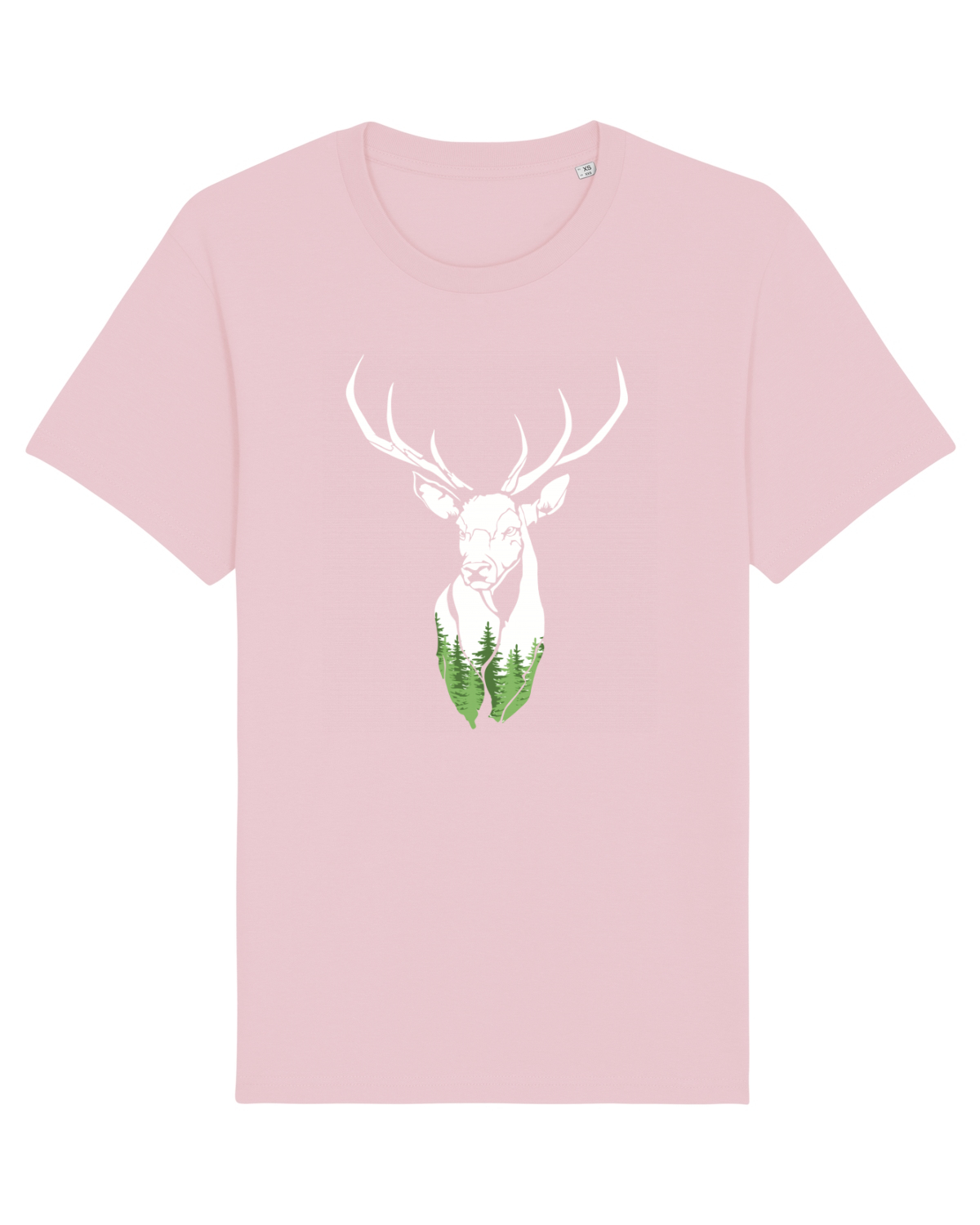 Tricou mânecă scurtă Unisex Rocker Cotton Pink
