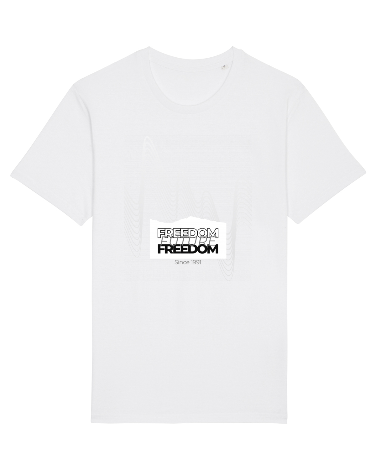Tricou mânecă scurtă Unisex Rocker White