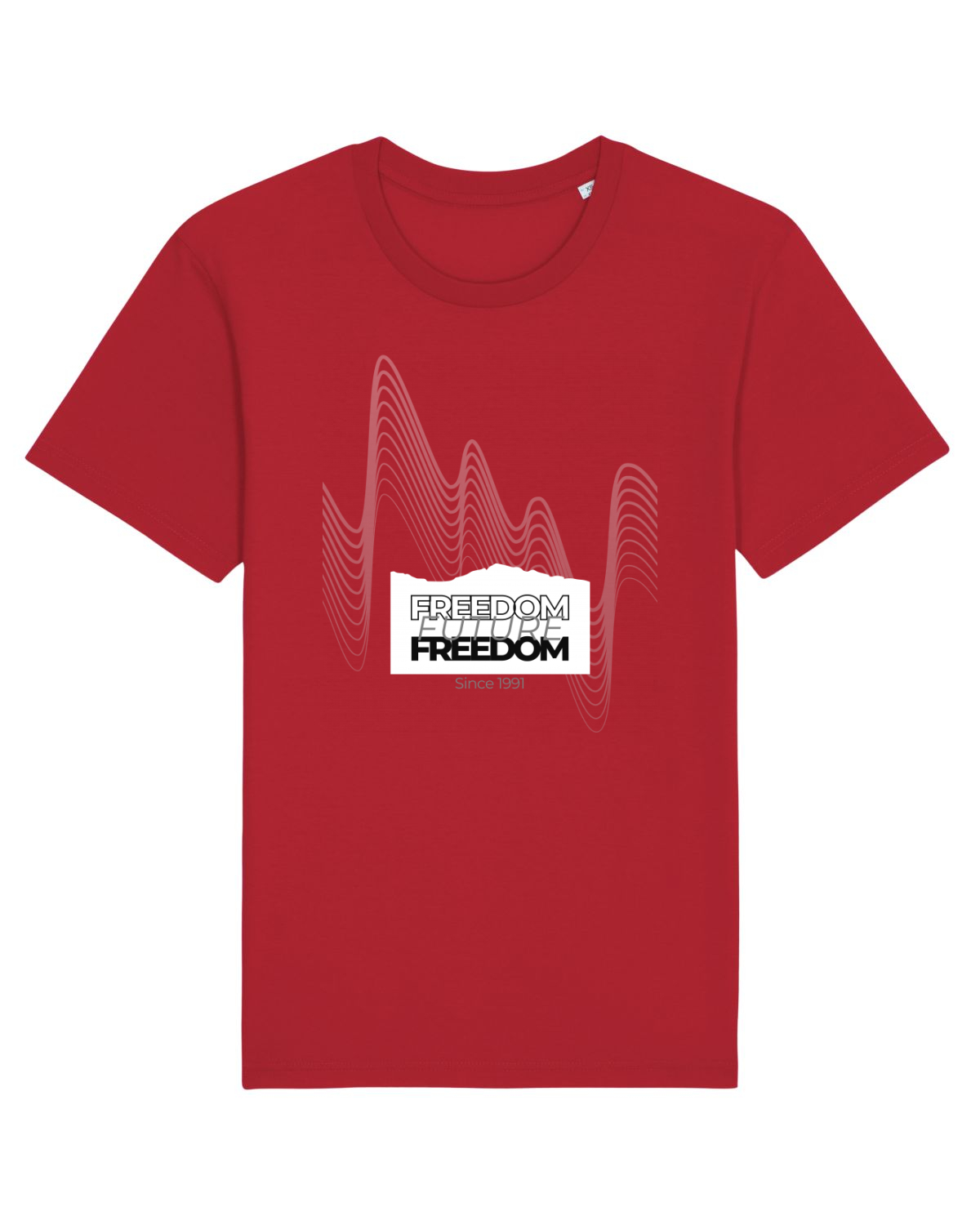 Tricou mânecă scurtă Unisex Rocker Red