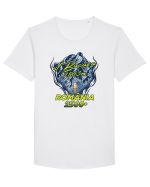 Pentru montaniarzi - Man vs mountain - Bucura Tricou mânecă scurtă guler larg Bărbat Skater