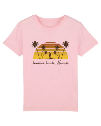 Lanikai Beach Hawaii Cotton Pink