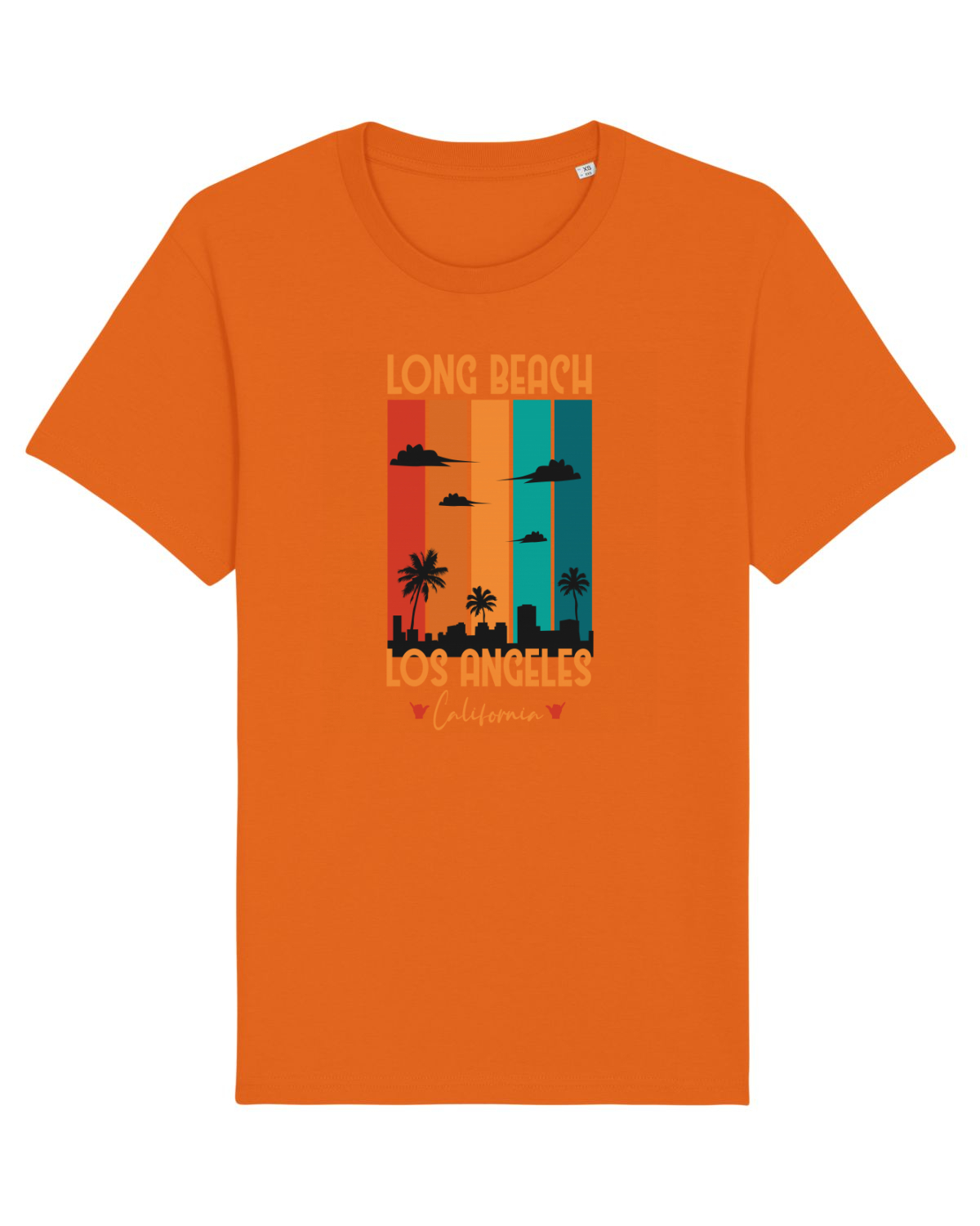 Tricou mânecă scurtă Unisex Rocker Bright Orange