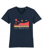 Maya Bay Thailand Tricou mânecă scurtă guler V Bărbat Presenter