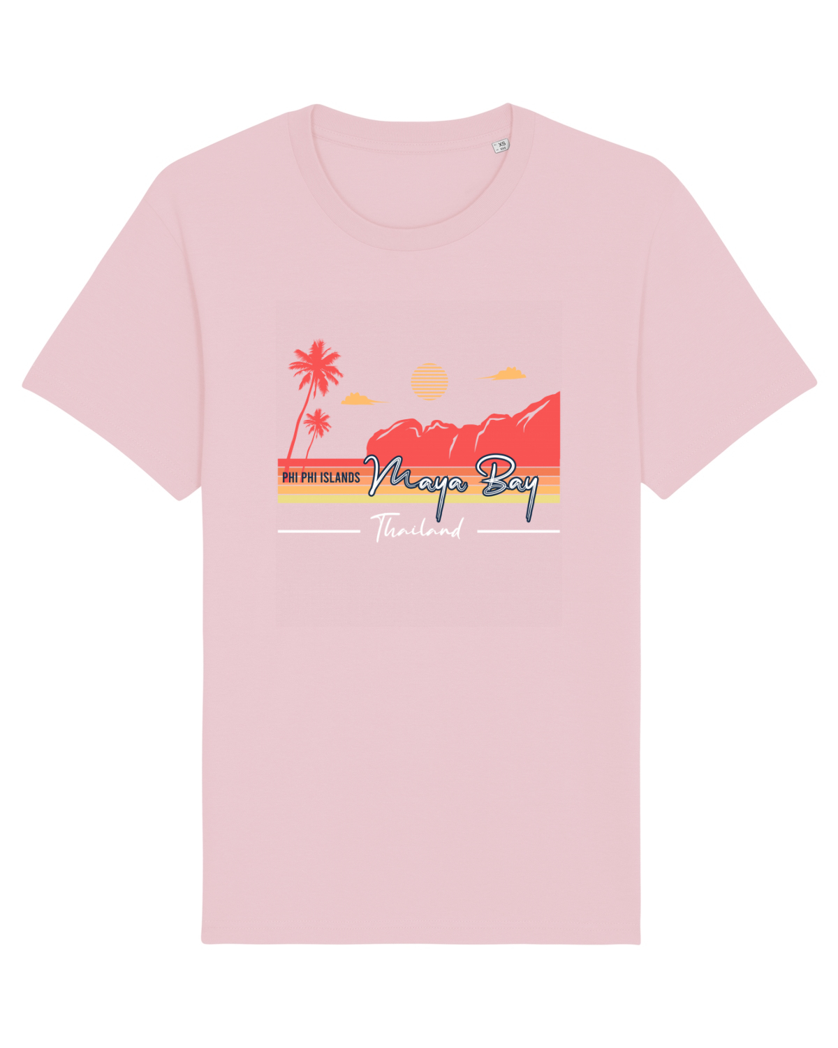 Tricou mânecă scurtă Unisex Rocker Cotton Pink