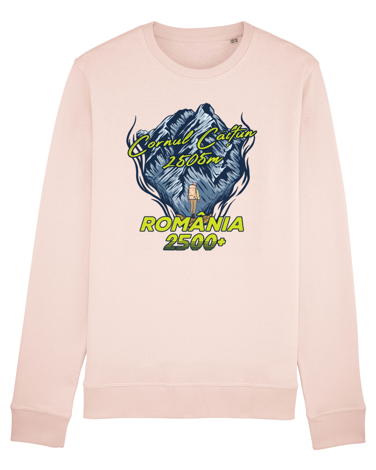 Bluză mânecă lungă Unisex Rise Candy Pink