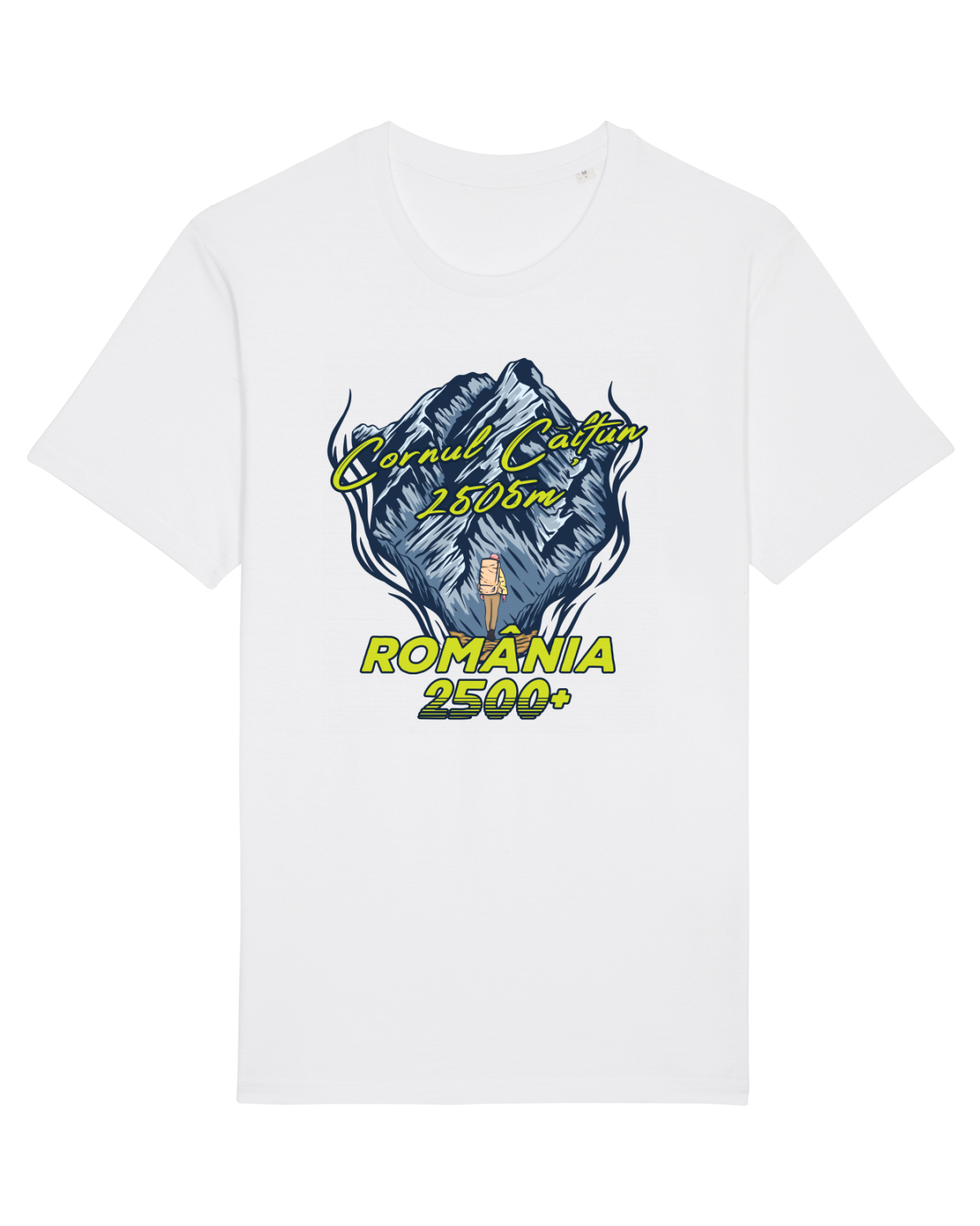Tricou mânecă scurtă Unisex Rocker White
