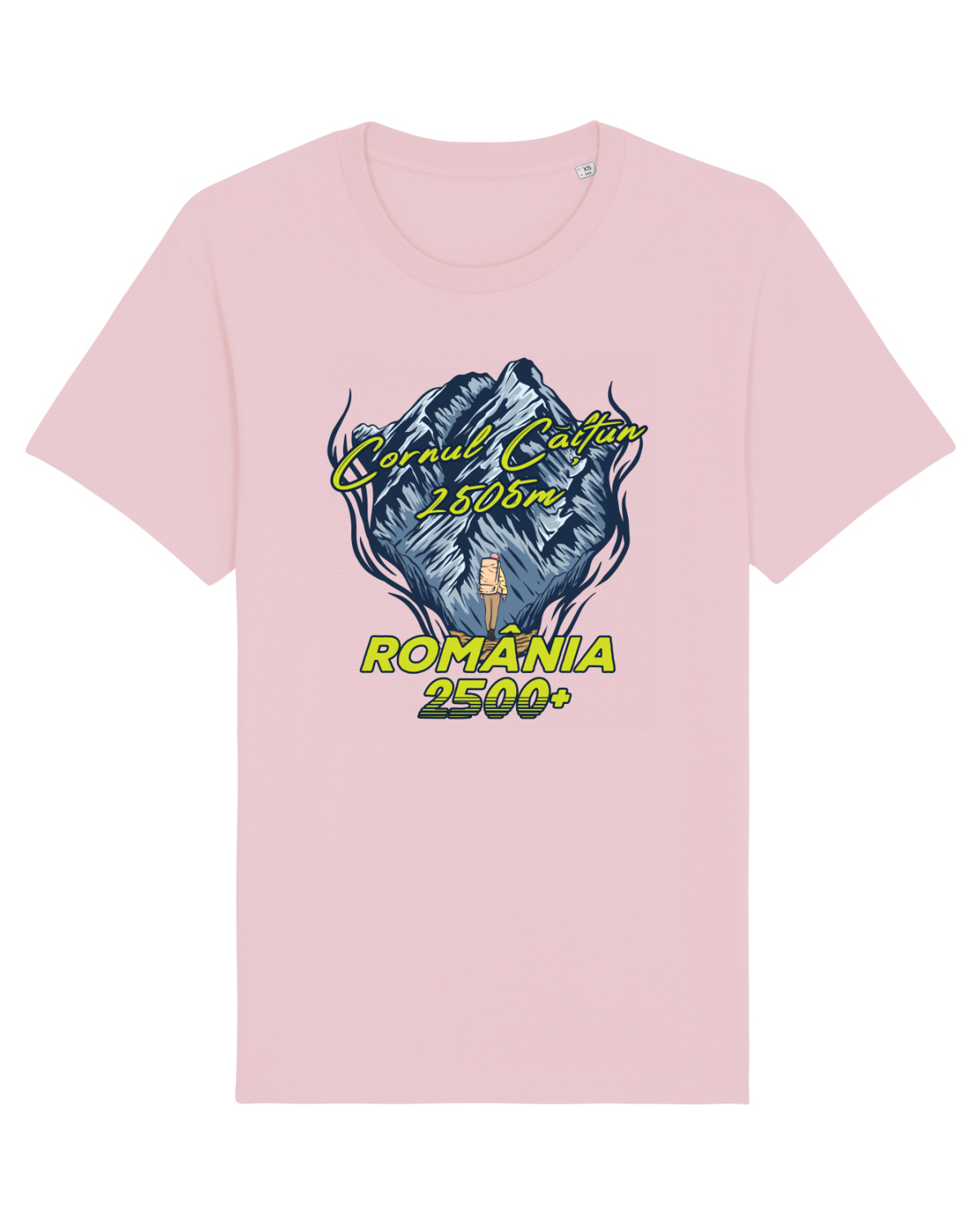 Tricou mânecă scurtă Unisex Rocker Cotton Pink