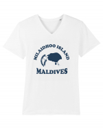 Milaidhoo Island Maldives Tricou mânecă scurtă guler V Bărbat Presenter