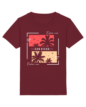 Mission Beach San Diego Burgundy