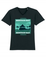 Montego Bay Jamaica Tricou mânecă scurtă guler V Bărbat Presenter