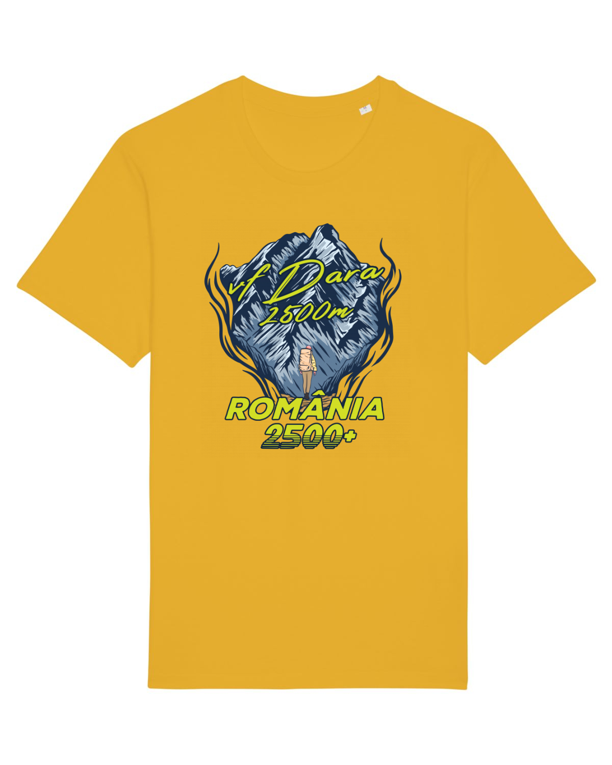 Tricou mânecă scurtă Unisex Rocker Spectra Yellow