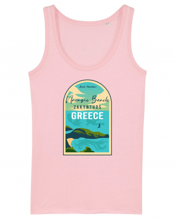 Navagio Beach Greece Cotton Pink