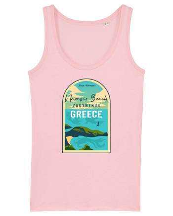 Navagio Beach Greece Cotton Pink