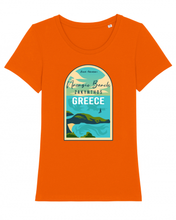 Navagio Beach Greece Bright Orange