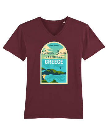 Navagio Beach Greece Burgundy