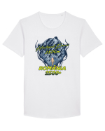 Pentru montaniarzi - Man vs mountain - Hârtopul Darei Tricou mânecă scurtă guler larg Bărbat Skater