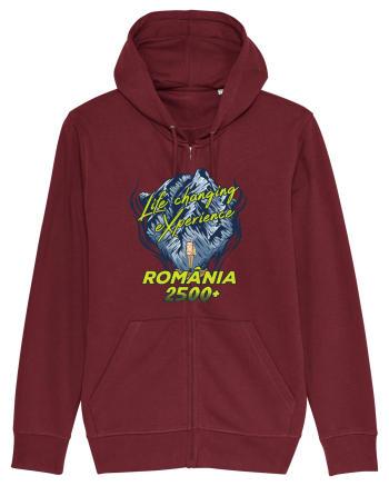 Pentru montaniarzi - Man vs mountain - Life changing experience Burgundy