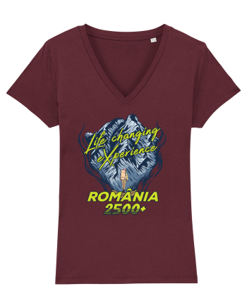 Pentru montaniarzi - Man vs mountain - Life changing experience Burgundy