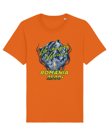 Pentru montaniarzi - Man vs mountain - Life changing experience Bright Orange