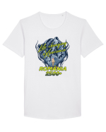 Pentru montaniarzi - Man vs mountain - Life changing experience Tricou mânecă scurtă guler larg Bărbat Skater