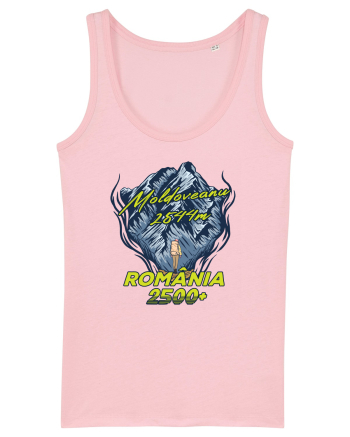 Pentru montaniarzi - Man vs mountain - Moldoveanu Cotton Pink