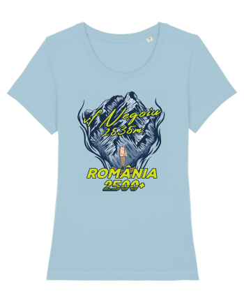 Pentru montaniarzi - Man vs mountain - Negoiu Sky Blue