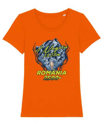 Pentru montaniarzi - Man vs mountain - Negoiu Bright Orange
