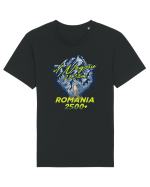 Pentru montaniarzi - Man vs mountain - Negoiu Tricou mânecă scurtă Unisex Rocker
