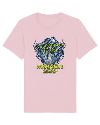 Pentru montaniarzi - Man vs mountain - Negoiu Cotton Pink