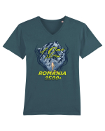 Pentru montaniarzi - Man vs mountain - Omu Tricou mânecă scurtă guler V Bărbat Presenter