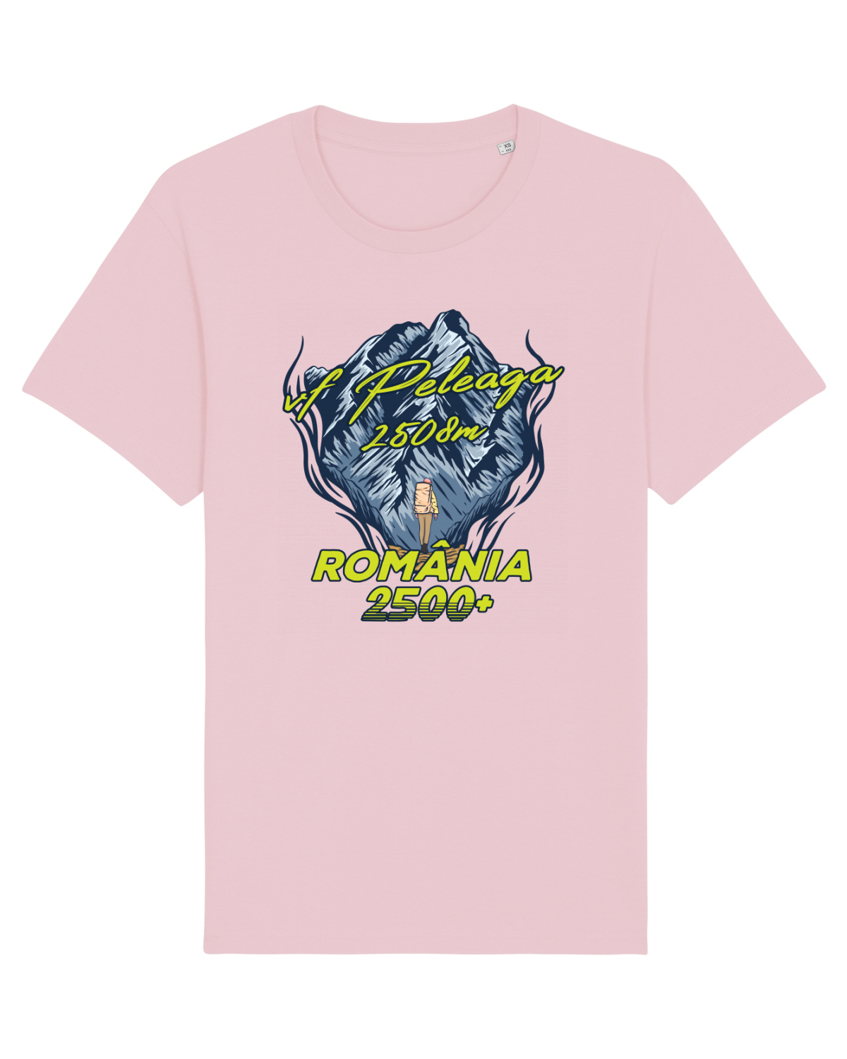 Tricou mânecă scurtă Unisex Rocker Cotton Pink