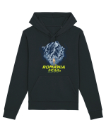 Pentru montaniarzi - Man vs mountain - Romania 2500 Hanorac Unisex Drummer