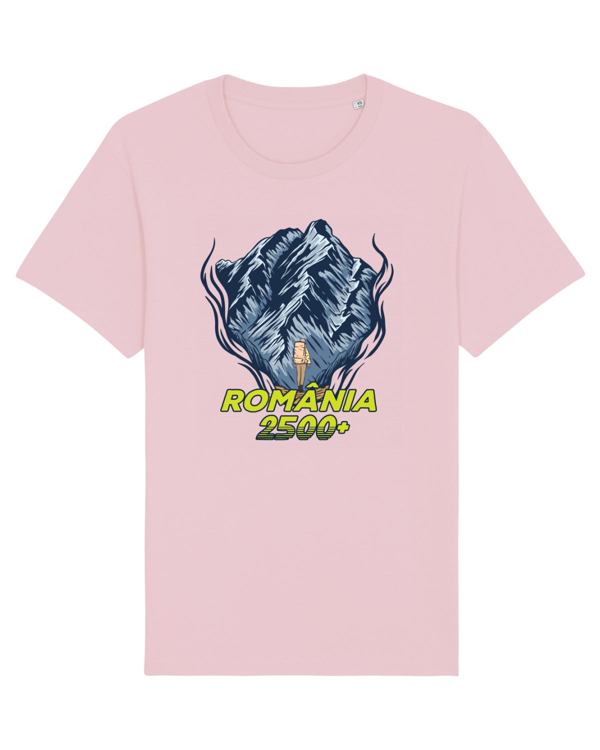 Tricou mânecă scurtă Unisex Rocker Cotton Pink
