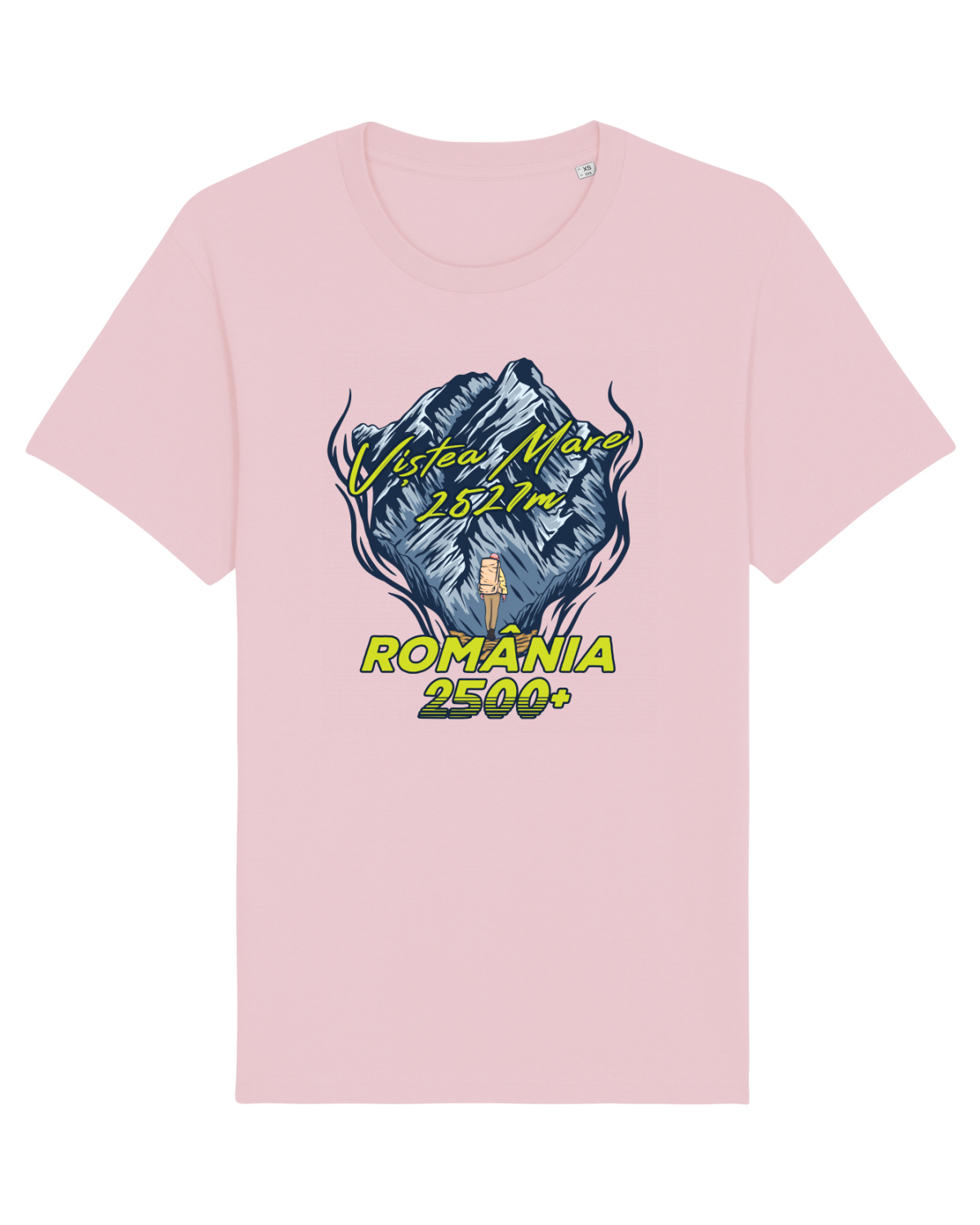 Tricou mânecă scurtă Unisex Rocker Cotton Pink