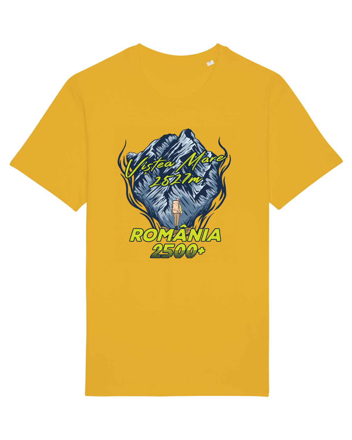 Tricou mânecă scurtă Unisex Rocker Spectra Yellow