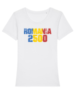 Pentru montaniarzi - Romania 2500 Tricou mânecă scurtă guler larg fitted Damă Expresser