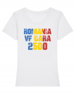 Pentru montaniarzi - Romania 2500 - Dara Tricou mânecă scurtă guler larg fitted Damă Expresser