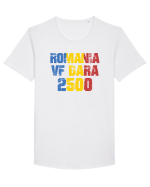 Pentru montaniarzi - Romania 2500 - Dara Tricou mânecă scurtă guler larg Bărbat Skater