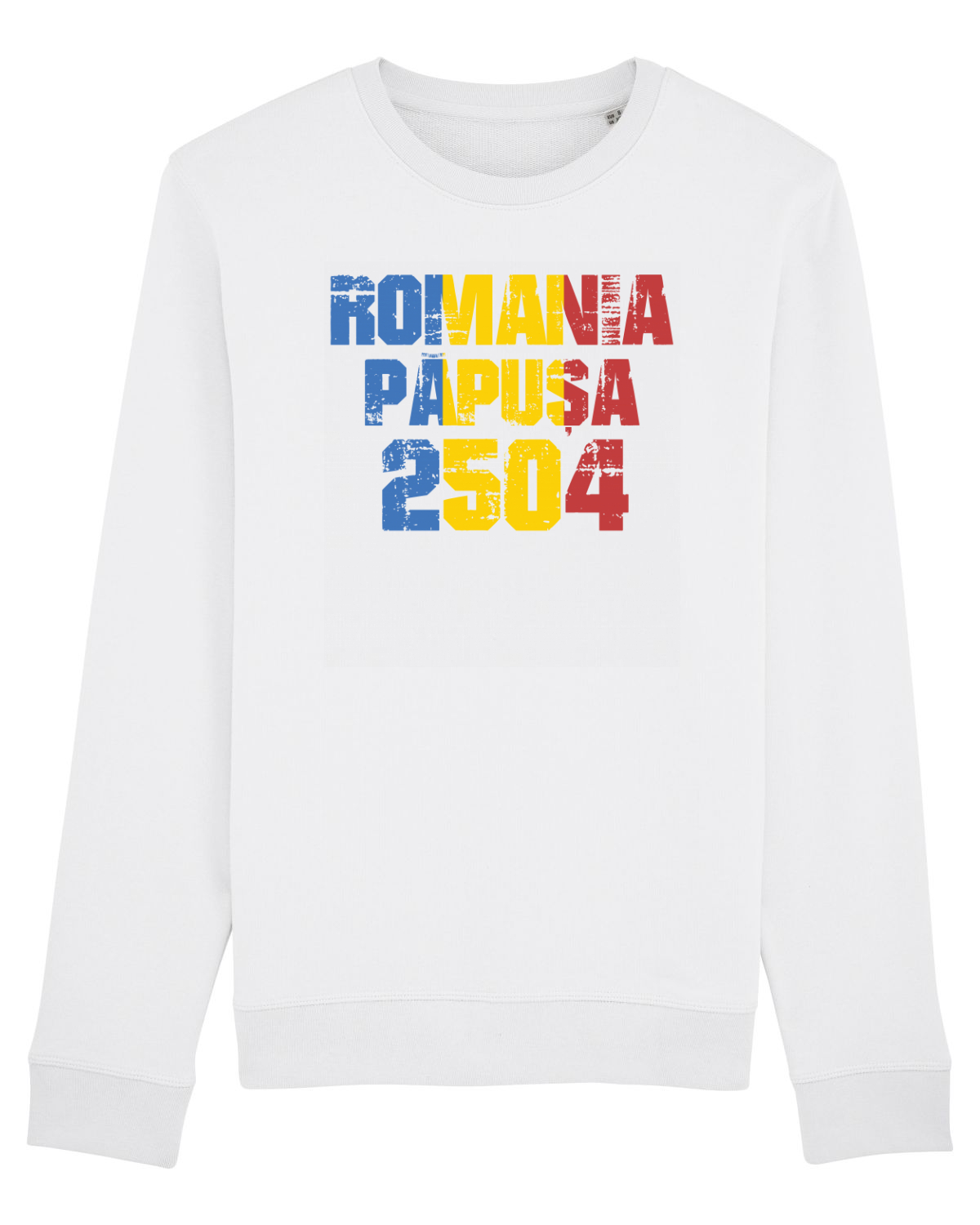 Bluză mânecă lungă Unisex Rise White