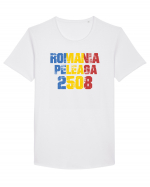 Pentru montaniarzi - Romania 2500 - Peleaga Tricou mânecă scurtă guler larg Bărbat Skater