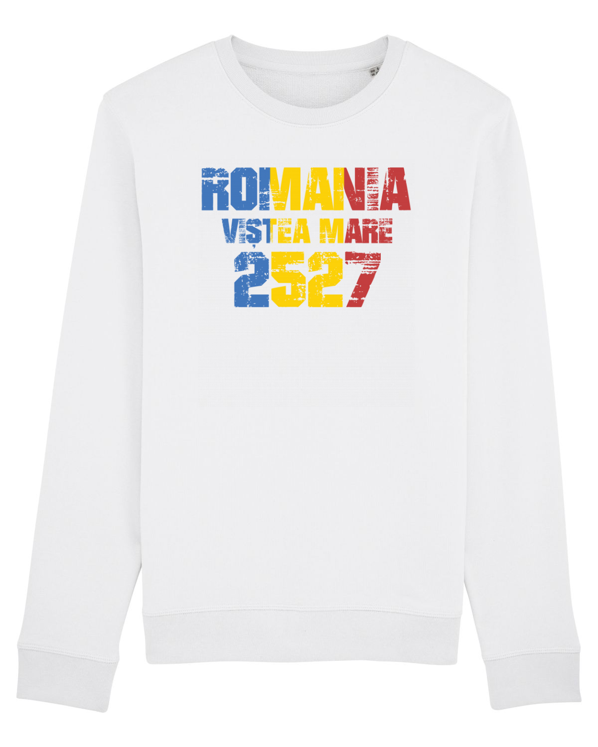 Bluză mânecă lungă Unisex Rise White