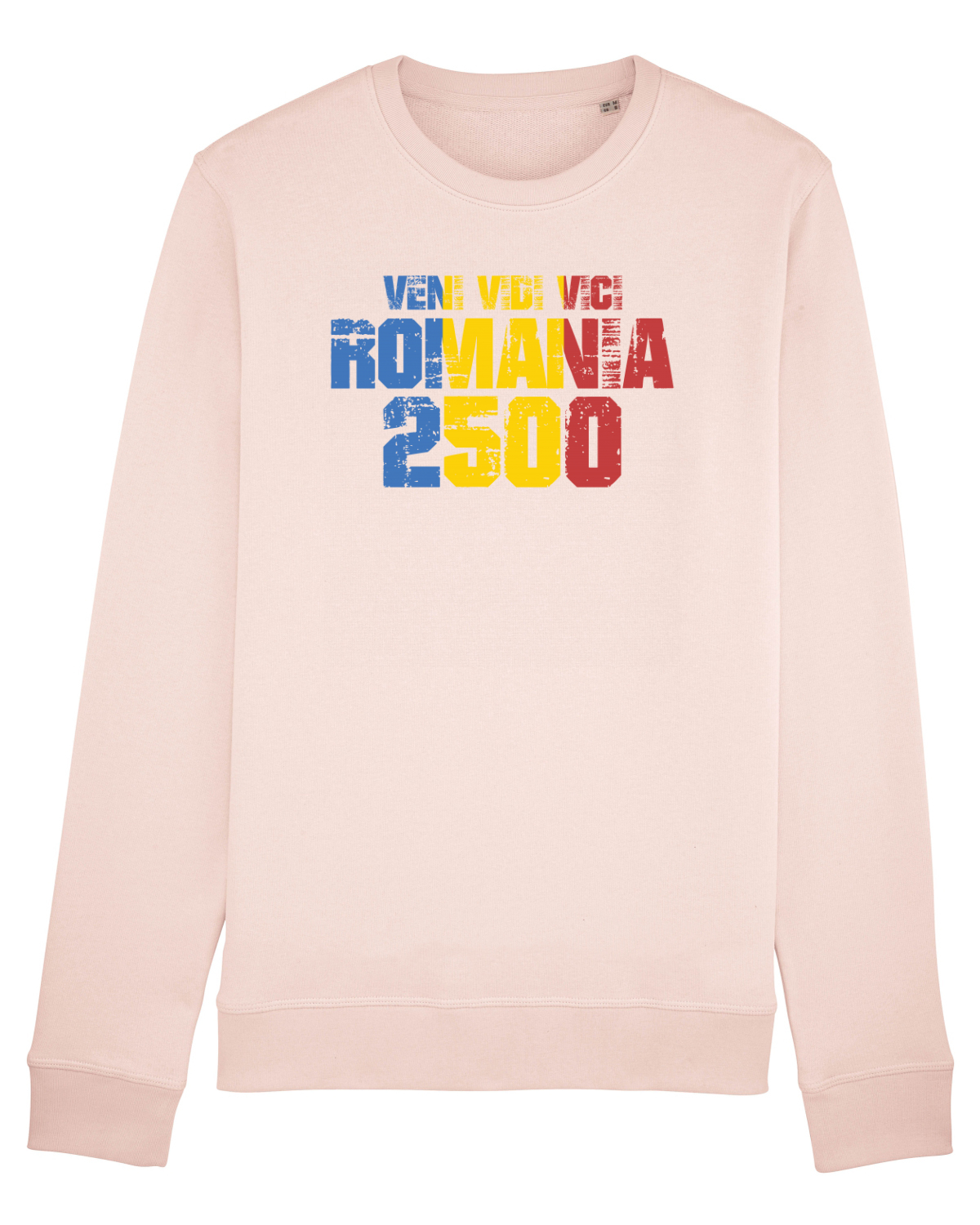 Bluză mânecă lungă Unisex Rise Candy Pink