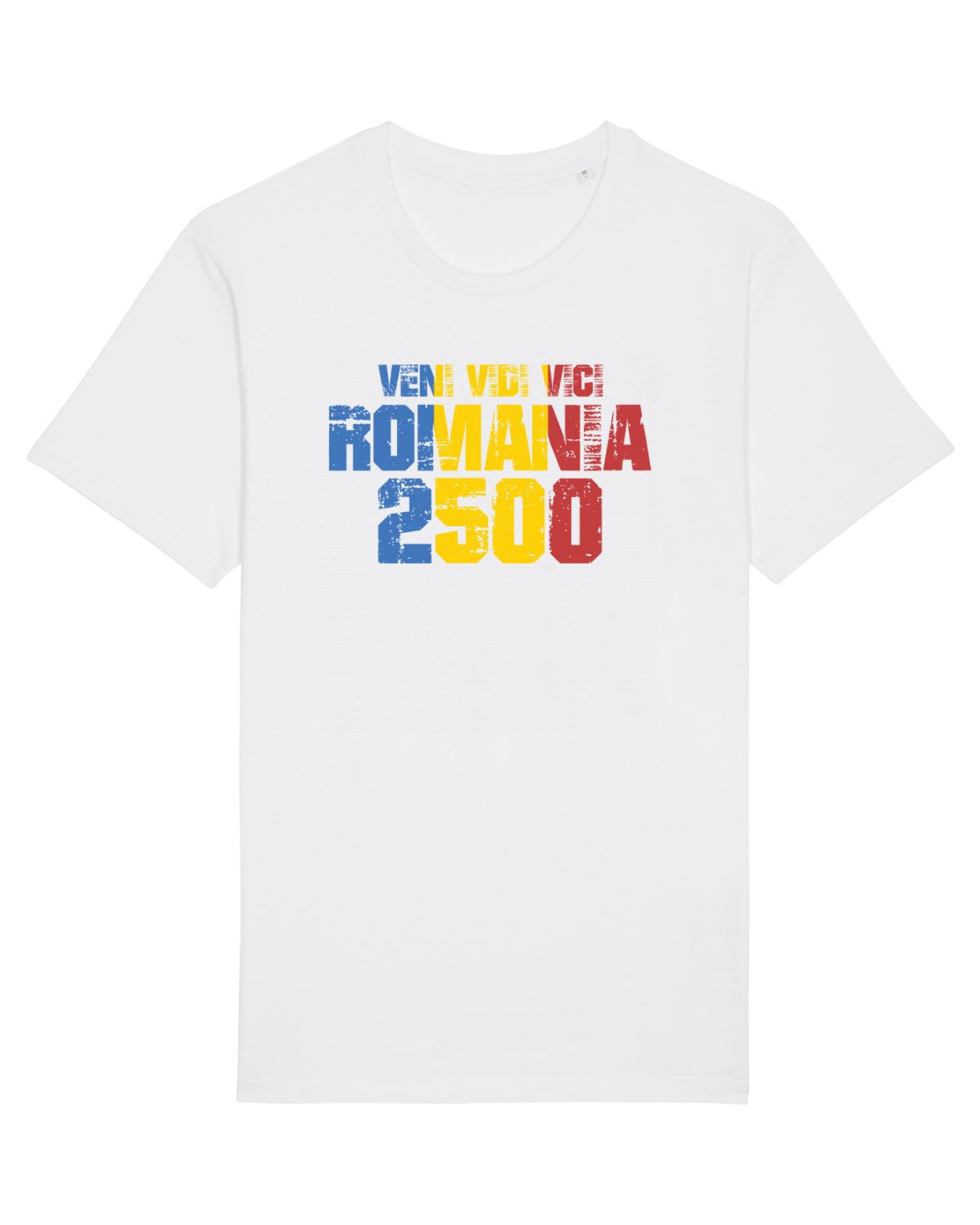 Tricou mânecă scurtă Unisex Rocker White