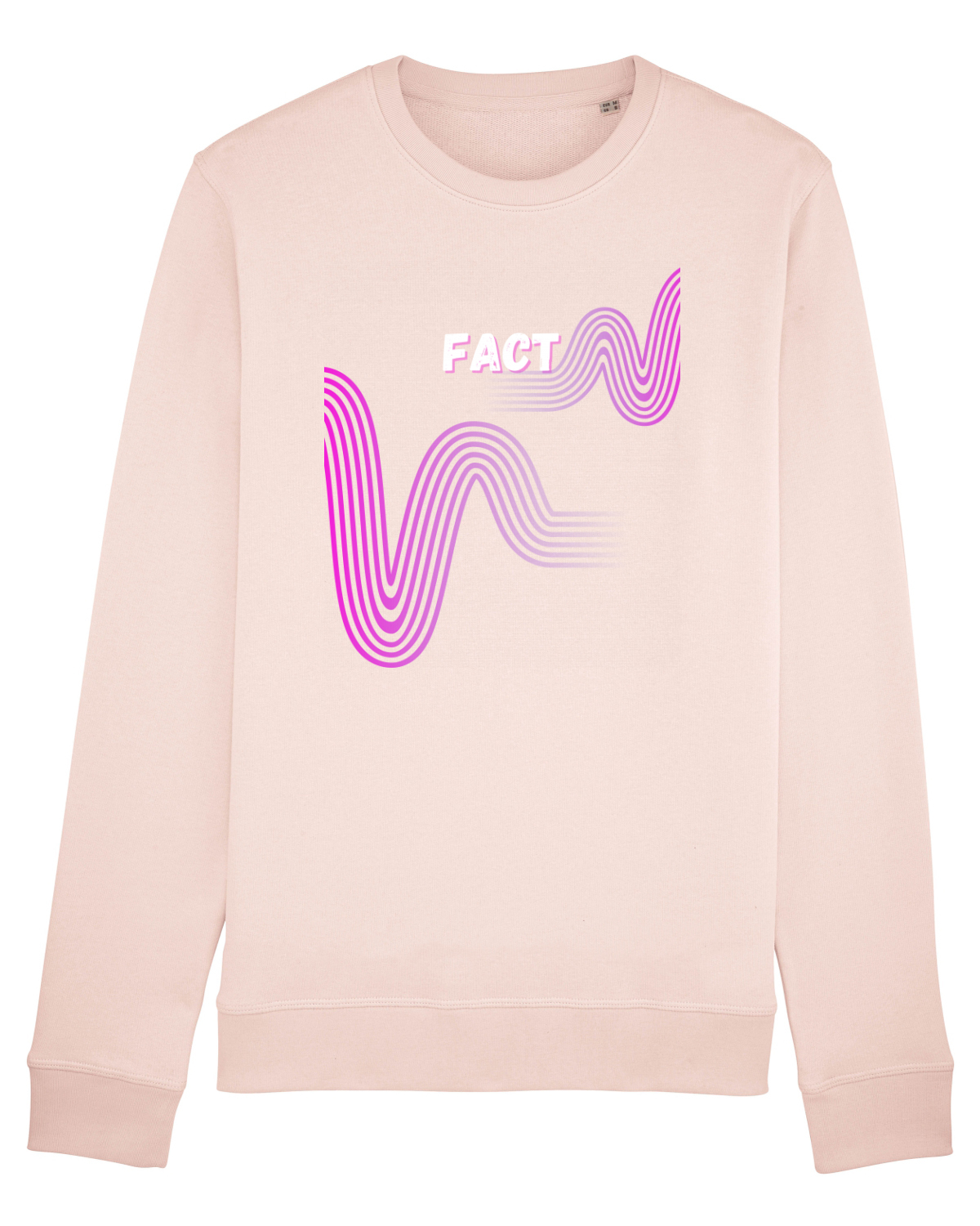 Bluză mânecă lungă Unisex Rise Candy Pink