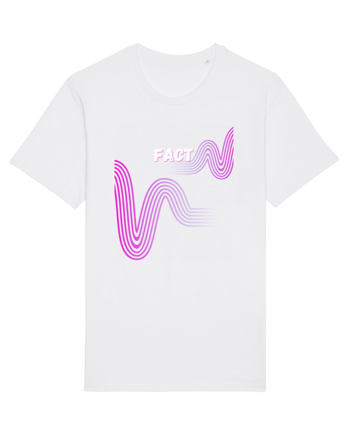 Tricou mânecă scurtă Unisex Rocker White