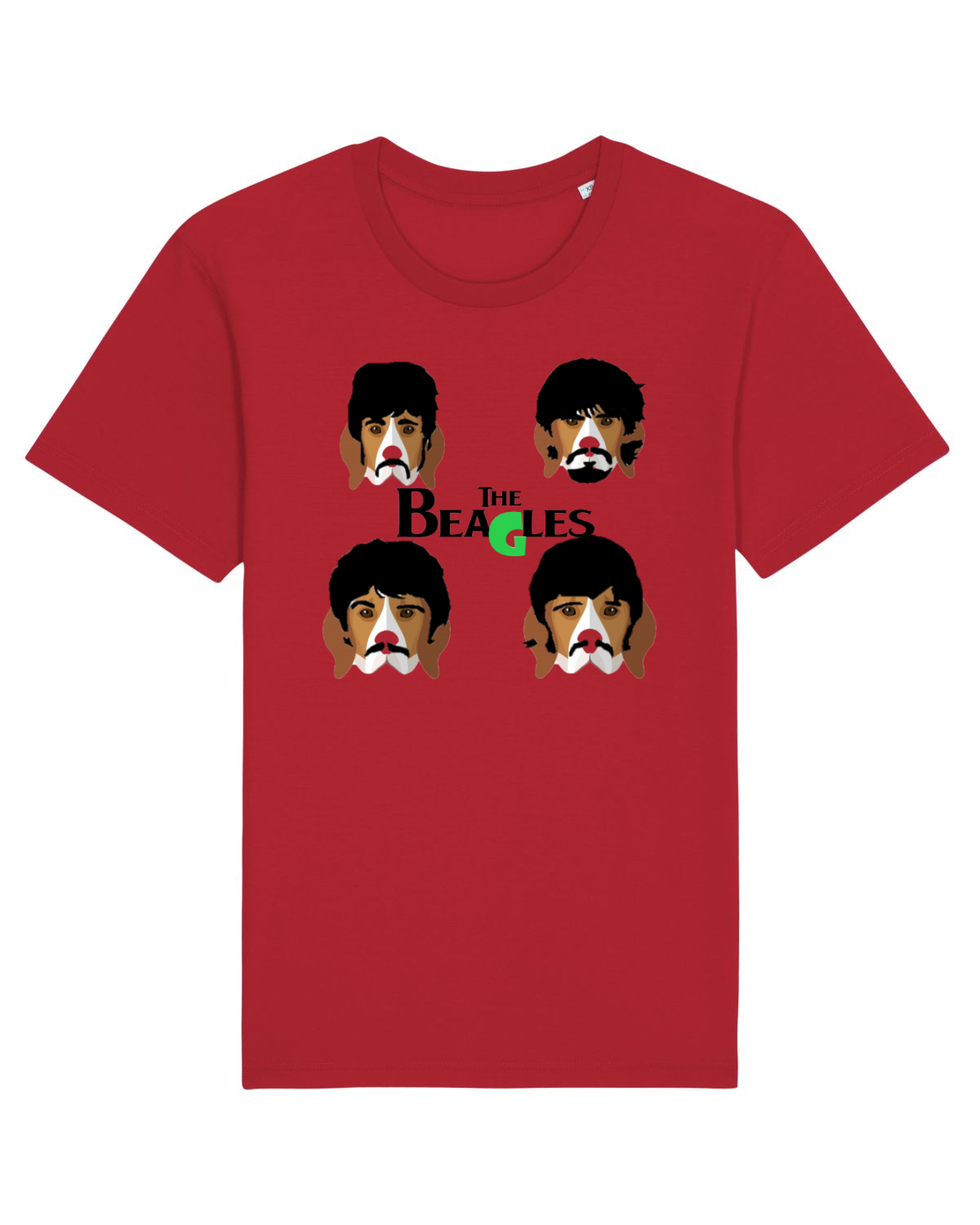 Tricou mânecă scurtă Unisex Rocker Red