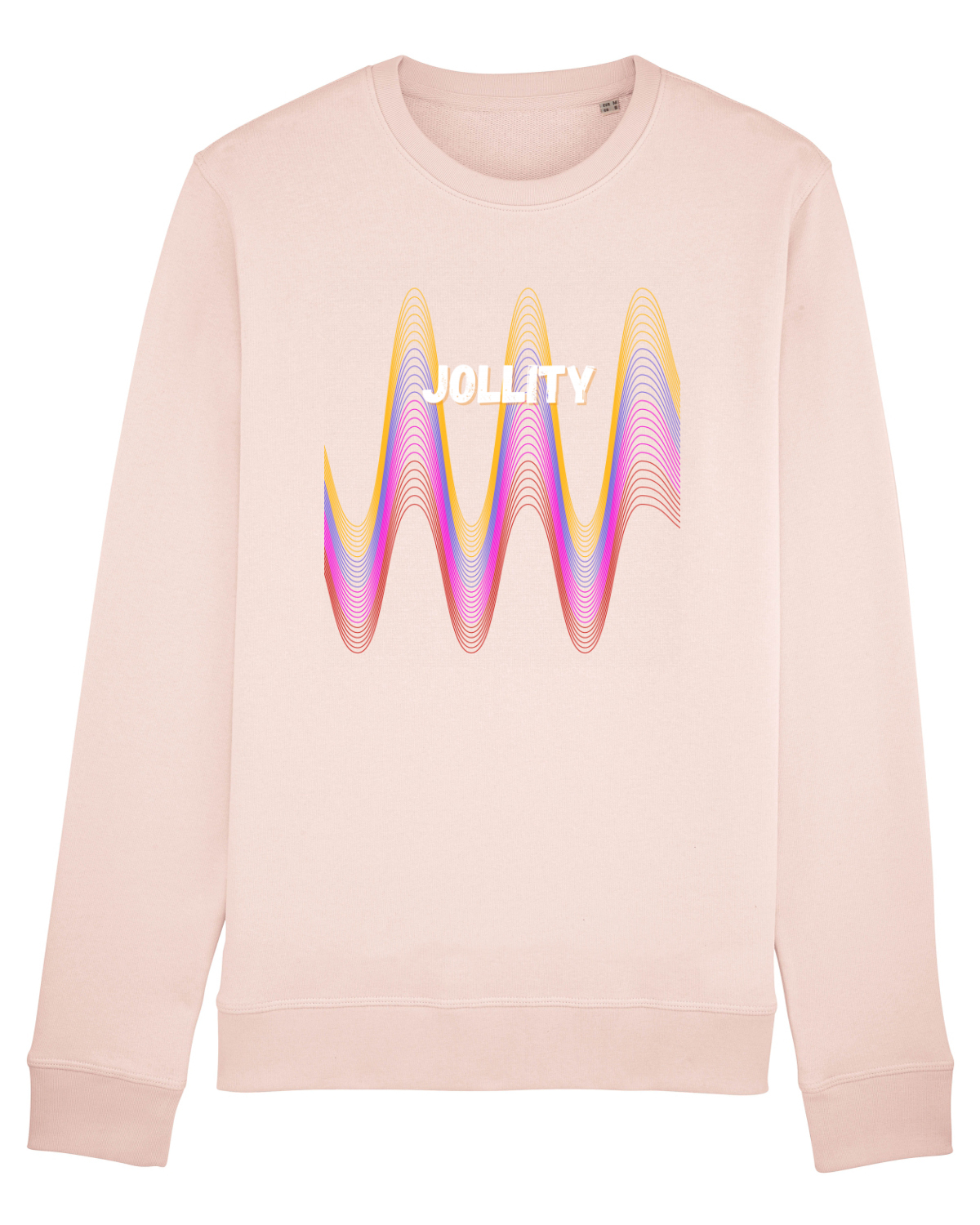 Bluză mânecă lungă Unisex Rise Candy Pink