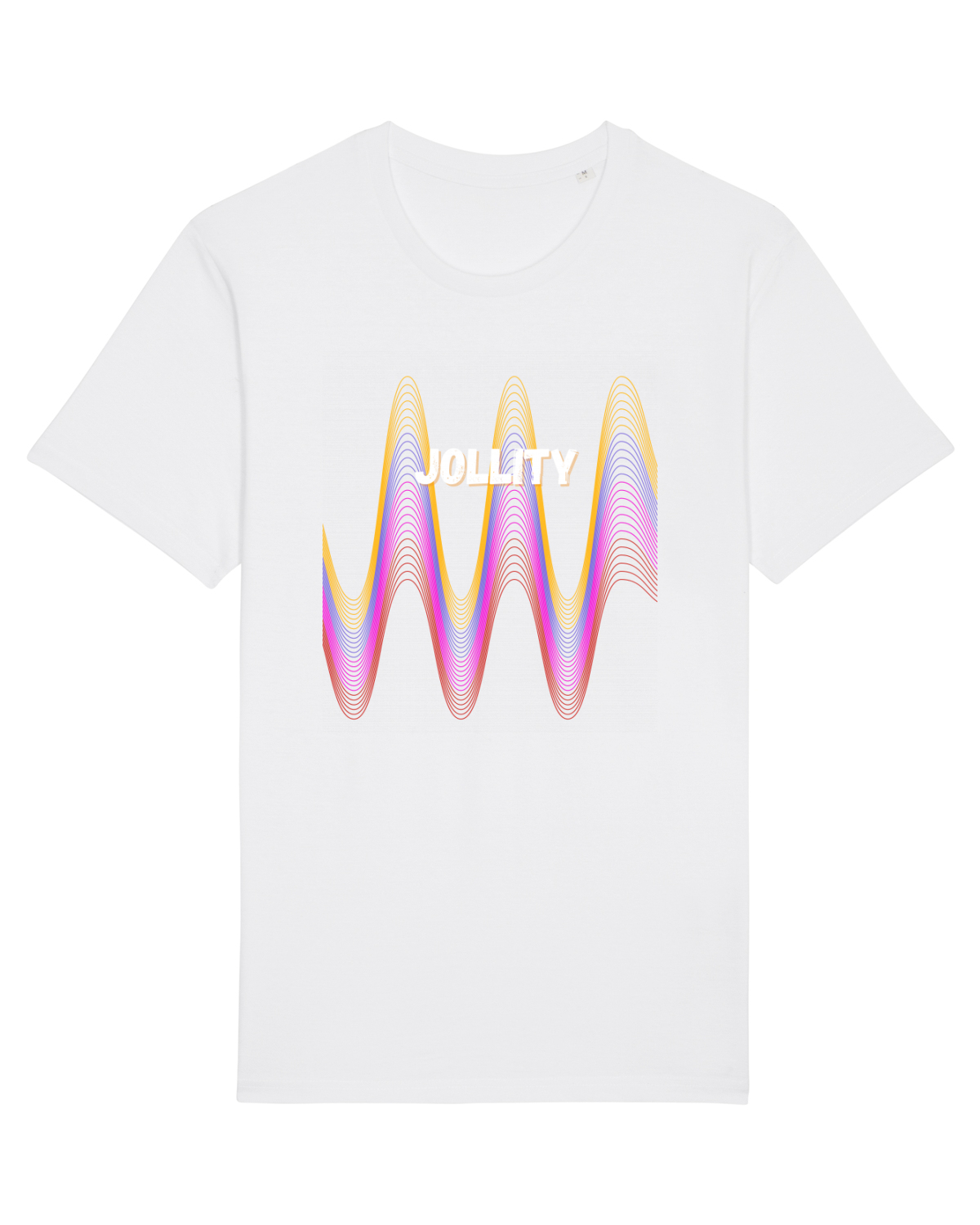 Tricou mânecă scurtă Unisex Rocker White