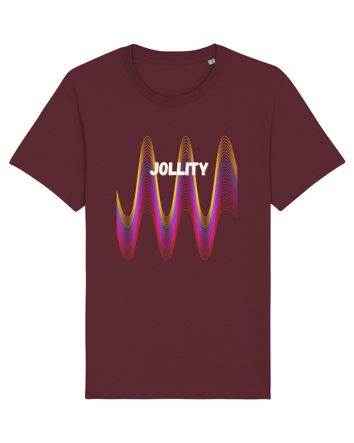 Tricou mânecă scurtă Unisex Rocker Burgundy