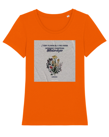 Every flower blooms under different conditions Bright Orange